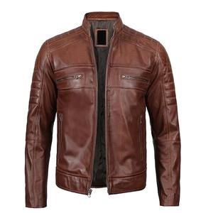 Veste en cuir de vachette vierge de qualité supérieure sur mesure de conception unique de Offre Spéciale respirante, veste en cuir respirante en cuir solide de mouton - Product Image 1