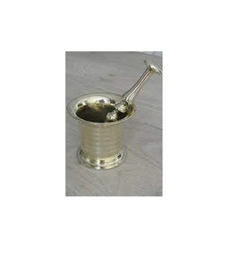 Brass Mortar and Pestle Exclusive Quality Round Shape Handmade Brass Mortar Pestle Hot Sale - Product Image 6