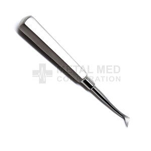 Elevador dental curvado de acero inoxidable Elevador manual de raíces Elevadores de dientes de extracción de dientes por Metal Med Corporation - Product Image 5
