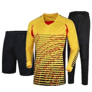 Conjunto de camiseta de fútbol de Portero profesional para adultos, uniforme de fútbol de portero, camisa, pantalones o ropa deportiva corta - Product Image 3