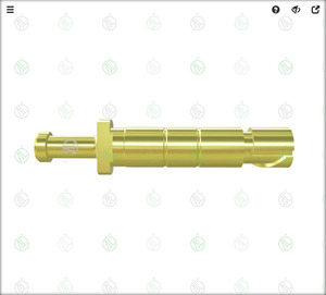 Ensemble Plongeur et Corps de Pompe à Carburant pour Moteur Diesel Marin HANSHIN LU35 LUD35 MAKITA KSLH633 - Product Image 3