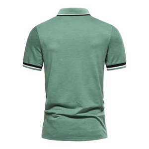 Camisas de Manga Corta para Hombre, Transpirables y Bordadas, de Alta Calidad, OEM, Personalizadas, Tallas Grandes, de Algodón y Fibra de Bambú, de Secado Rápido - Product Image 4