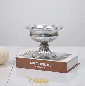 Décoration de table pour événements de mariage professionnels, vase à compote élégant et moderne en métal doré, résistant à la rouille, pour intérieur et extérieur, piédestal en fer pour fleurs - Product Image 5