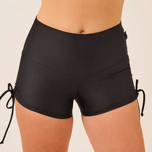 2026 Customized Made Breathable Yoga Booty <b>Shorts</b> Different Solid Color Fitness Wear Booty <b>Shorts</b> For Women OEM Service - Product Image 1