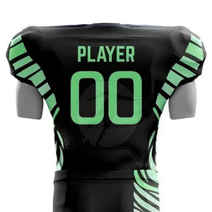 Uniformes de Fútbol Americano Personalizados para Hombre, Transpirables, Tallas Grandes, Alta Calidad, 100% Poliéster, Logotipo Personalizado, Venta al Por Mayor para Equipos, OEM - Product Image 5