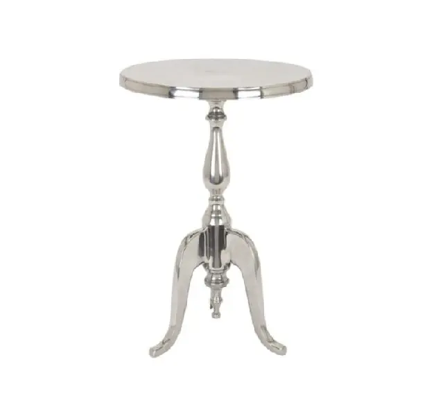 Table basse ronde en acier inoxydable et métal, forme ronde, meuble de salon, offre spéciale, 1 pièce