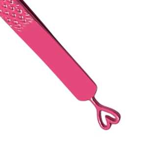 Diseño de gatito recubierto de papel Alta calidad Precisión duradera 10mm Pinzas de pestañas de acero inoxidable Extensión de pestañas Punta de fibra Privada - Product Image 2