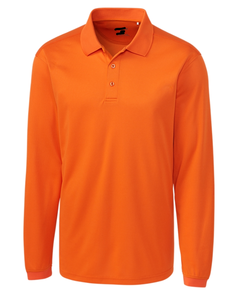 Polo pour homme à manches longues, logo personnalisé, plusieurs tailles et couleurs, piqué 50% coton/50% polyester, 220 GSM, en provenance du Bangladesh - Product Image 5