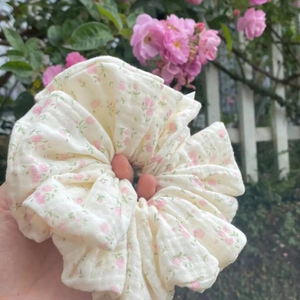 Tóc Đàn Hồi Scrunchy Ban Nhạc Rộng Lớn Fluffy Scrunchies Tóc Tie Phụ Kiện Quà Tặng Ý Tưởng Cho Phụ Nữ Cô Gái OEM Odm Made Trong Việt Nam - Product Image 1