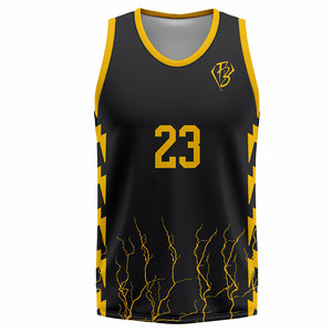 Conjunto de Uniforme de Baloncesto Sublimado Personalizado de la Mejor Calidad, Uniforme de Baloncesto Profesional Transpirable al por Mayor en Tallas Grandes - Product Image 1