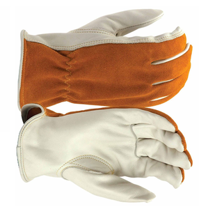 Gants de conduite unisexes en cuir de vachette pleine fleur, respirants, résistants au froid, à doigts entiers, de qualité supérieure - Product Image 5