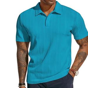 Polos de manga corta para hombre de la mejor calidad, informales, de algodón, corte moderno, color personalizable, subidos por Dress Sports - Product Image 1