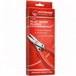 Alicates de Punta Plana, Herramienta para Hacer Joyas, Alicates de Precisión de Acero Inoxidable para Abalorios, Precio de Fábrica, Proveedor Mayorista, OEM - Product Image 1