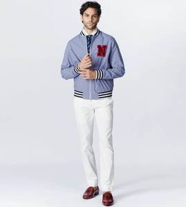 Vente en gros de nouvelles tendances Veste universitaire pour hommes Block Design Letterman Baseball Varsity Jacket Bomber College Winter Jacket pour hommes - Product Image 1