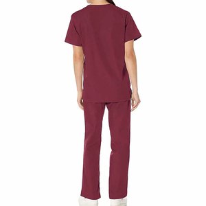 New Arrival Female <b>Doctors</b> Nurses Uniform <b>Sets</b> Comfortable Lightweight Cotton Polyester Spandex Medical Scrub Hospital Outfits - Product Image 2