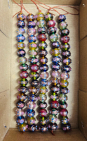 Handgefertigte Premium Braune Kristall-Lampwork-Glasperlen zur Dekoration, Gemischte Größen, Unregelmäßige Formen, von Drittanbietern Zertifiziert