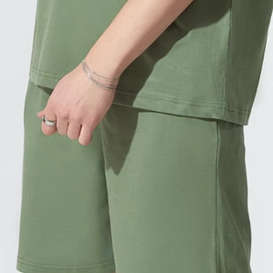 T-shirt en coton molletonné surdimensionné pour homme, tendance, logo personnalisé, uni, haute qualité, respirant, séchage rapide, manches courtes, 250g, drop - Product Image 6