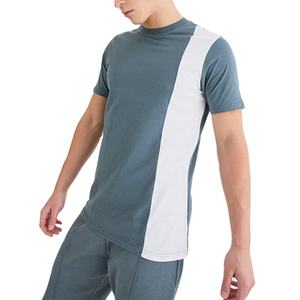 New Panel Design <b>Summer</b> Formal <b>Shirt</b> Round Neck Men's Lightweight Slim Fit Stretchable Material Fitted Twinset - Product Image 4