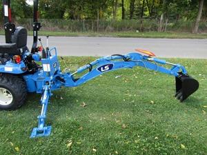 High Performance 35HP for Engine 4X4 Wheel Tractor Loader with Quick Attach Bucket Blue Farm Use - Product Image 2