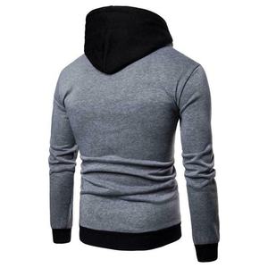 Sweat à capuche personnalisé pour hommes Sweatshirt à capuche en coton surdimensionné épais avec fermeture éclair Tops à capuche grande taille OEM - Product Image 6
