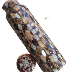 Glossy Copper Polished Finished Pure Copper Metal Water Bottles at Low Price - Product Image 2