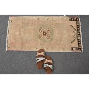 Alfombra de lana turca Beige Vintage de 16x31 pies, hecha a mano, clásica, área grande, rectángulo, diseño abstracto de retazos, látex para habitación de pasillo - Product Image 5