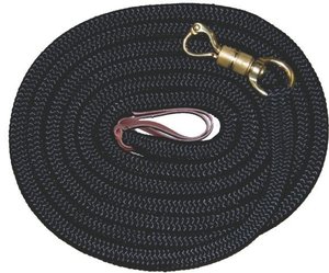 Rênes en nylon de cheval équestre de couleur noire solide pour le contrôle de la bride de tête ajustement et couleur personnalisés - Product Image 1