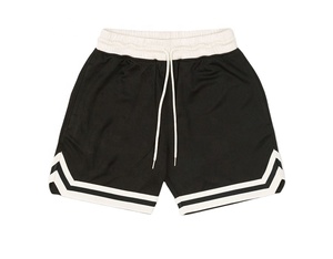 Pantalones cortos de baloncesto de malla de poliéster 100% personalizados comodidad, cintura elástica pantalones cortos de natación de malla surtidos con cordón - Product Image 1