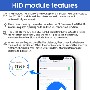 DX-BT26 HID + BLE <span class=keywords><strong>5.0</strong></span> jangkauan jauh 85m modul relai <span class=keywords><strong>Bluetooth</strong></span> koneksi ulang otomatis, buka kunci otomatis dalam rentang pengenalan - Product Image 5