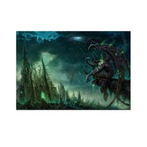 Affiche sur toile World of Warcraft avec Illidan Stormrage pour décoration murale - Product Image 2