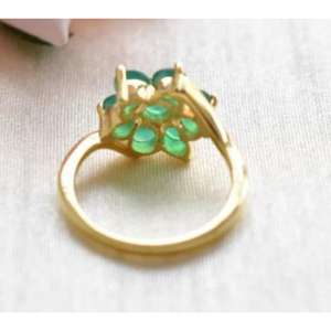 Anillo de ónix de Plata de Ley 925 hecho a medida de fabricante directo, ajuste de bisel chapado en oro, regalo de fiesta de boda para mujeres y niñas - Product Image 3