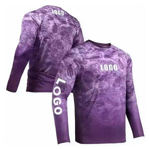 Camisas de pesca sublimadas personalizadas OEM manga larga secado rápido Anti-UV 100% poliéster ropa de pesca transpirable para hombres - Product Image 6