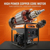 Générateur d'énergie portable 4,5 kW 3 kW pour la maison et l'extérieur, 4500 watts de pointe, prix des générateurs électriques à essence et au propane 4,5 kva