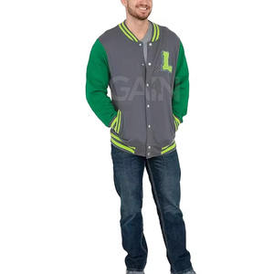 Estilo de chaqueta de invierno para hombre combinado con chaqueta de Letterman de moda para todas las estaciones moda de calle - Product Image 5