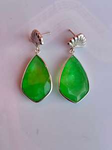 Pendiente de Plata de Ley 925 con piedras preciosas de Peridoto, hermoso y elegante, nuevo diseño, pendiente de plata, joyería para mujer - Product Image 2
