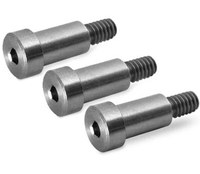 Vis à tête cylindrique à épaule en acier ISO métrique OEM M8x1.25, finition noire, pour automobile, mobilier, instrument de musique