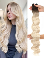 Nouvelle Arrivée Cheveux à Tresser 30 Pouces 120g Sans Nœuds Fibre de Haute Qualité pour Femmes Tresses Synthétiques Cheveux Ondulés pour Tressage