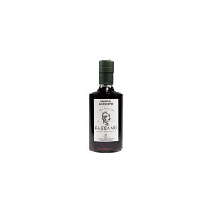 Licor de Alcachofa Paesano 100% Italiano Certificado Slow Food, 250 ml, Botella de Vidrio Verde Oscuro, 28% de Alcohol, Receta Antigua Siciliana - Product Image 1
