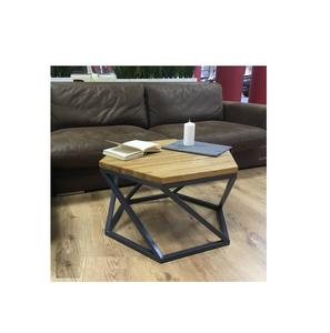 Mesa de centro de metal con tapa de vidrio que le da a su interior una combinación atemporal de actualización moderna de estructura metálica y vidrio - Product Image 3