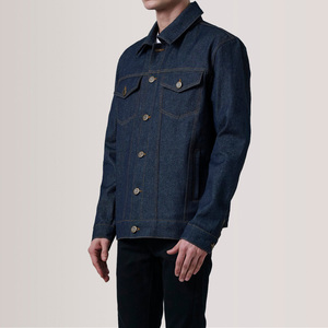 Chaqueta vaquera elegante para hombre, ropa de abrigo de moda cómoda duradera diseñada con tela transpirable, perfecta para ropa de calle informal - Product Image 3
