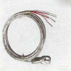 Sensor Suhu Industri Resistor Termal Platinum Tipe Terminal Presisi Tinggi PT100 Probe Tunggal Sistem 3-Kabel - Product Image 3