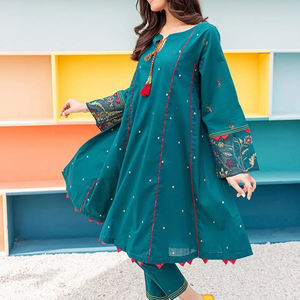 Vestido de lino para mujer cómodo y transpirable con servicios OEM, gran oferta, ropa de mujer de talla grande, vestido de lino - Product Image 2