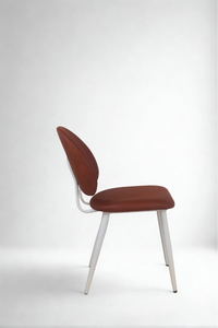 Chaise de salle à manger NOVA moderne rembourrée avec pieds en métal, dossier ergonomique, siège en tissu de luxe pour usage domestique et commercial Premium! - Product Image 2