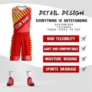 Conjunto de Uniforme de Baloncesto Personalizable para Hombre 2026, 100% Poliéster Reversible, Transpirable, para Entrenamiento - Product Image 4