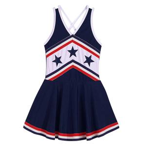 Costume with Skirt and Top for School and Professional Teams Custom Cheerleading Uniforms Manufacturer Custom Team Cheerleading - Product Image 3