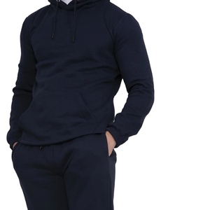 ชุดวอร์มผู้ชายผ้าฝ้าย 100% หนานุ่ม สำหรับฤดูใบไม้ร่วง ปี 2026  รับสกรีนโลโก้ กระเป๋าลึกแบบมีซิป  แบบสวมหัว - Product Image 2