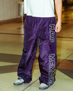 Custom Nylon Baggy Track Stripe Pantalones Hombres Oversized Windbreaker Sweatpants - Product Image 6