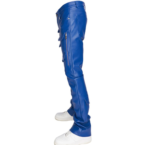 Pantalones de Cuero para Hombre, Ligeros, Más Vendidos, Corte Recto, Cintura Media, Calidad Premium, Impermeables, Transpirables, de Secado Rápido, para Uso Casual - Product Image 5