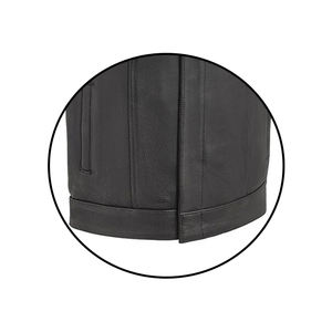 Chaqueta de cuero sin mangas para hombre, chaleco de PU de otoño, abrigo Retro informal de talla grande para hombre, ropa de trabajo, chaleco de cuero de tendencia - Product Image 4