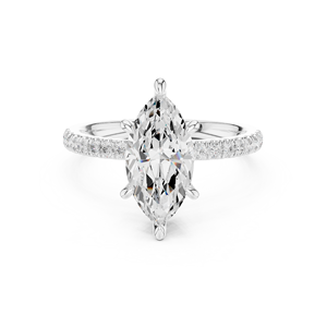 แหวนทอง14k ประดับอัญมณีในจินตนาการสำหรับผู้หญิงและเด็กผู้หญิง - Product Image 3